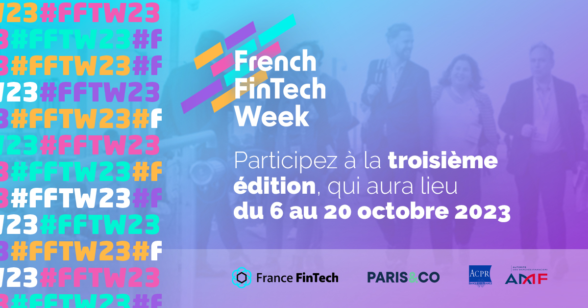 French Fintech Week hackathon promotional visual